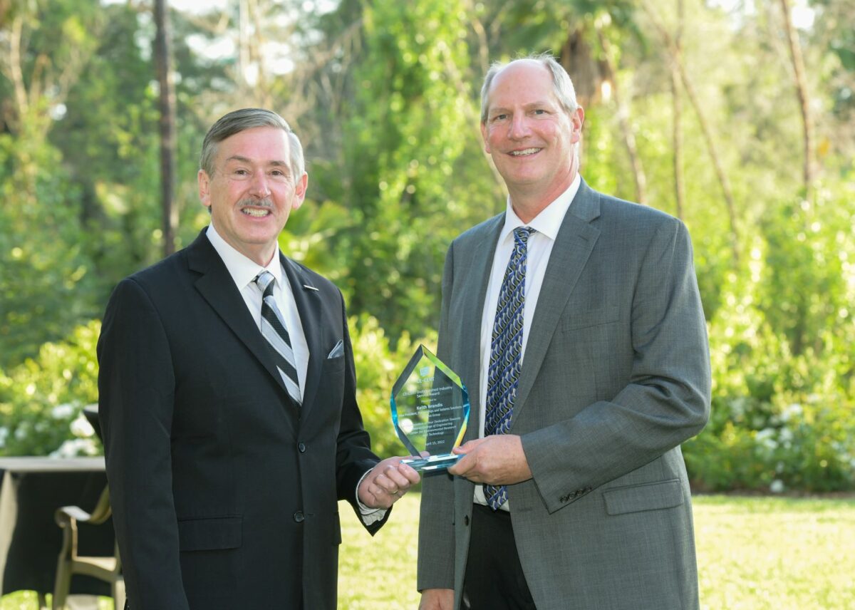 Keith Brandis and Matt Barth - CE-CERT Leadership Award